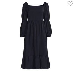 NWT HL Affair Square-neck Midi Dress